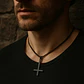 Collar Para Hombre Mujer Con Dije Cruz Invertida Color Oro - Miniatura 15