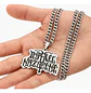Collar Hombre Mujer Con Dije Banda De Metal Impaled Nazarene - Miniatura 2