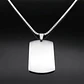 Collar Para Hombre Mujer Con Placa Horus Anubis Color Plata - Miniatura 10
