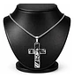 Collar Hombre Y Mujer Dije Cruz Rostro Jesus Acero Color Oro - Miniatura 2