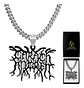 Collar Hombre Y Mujer Con Dije Banda De Metal Carach Angren - Miniatura 1