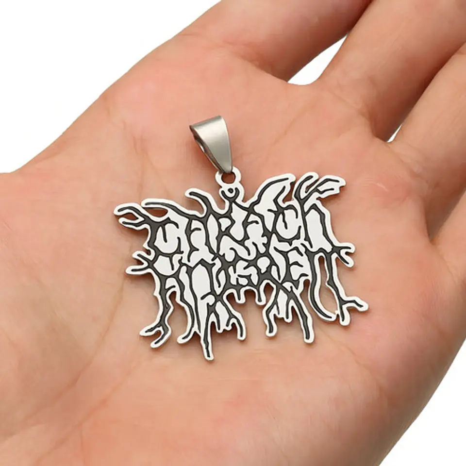 Collar Hombre Y Mujer Con Dije Banda De Metal Carach Angren 2