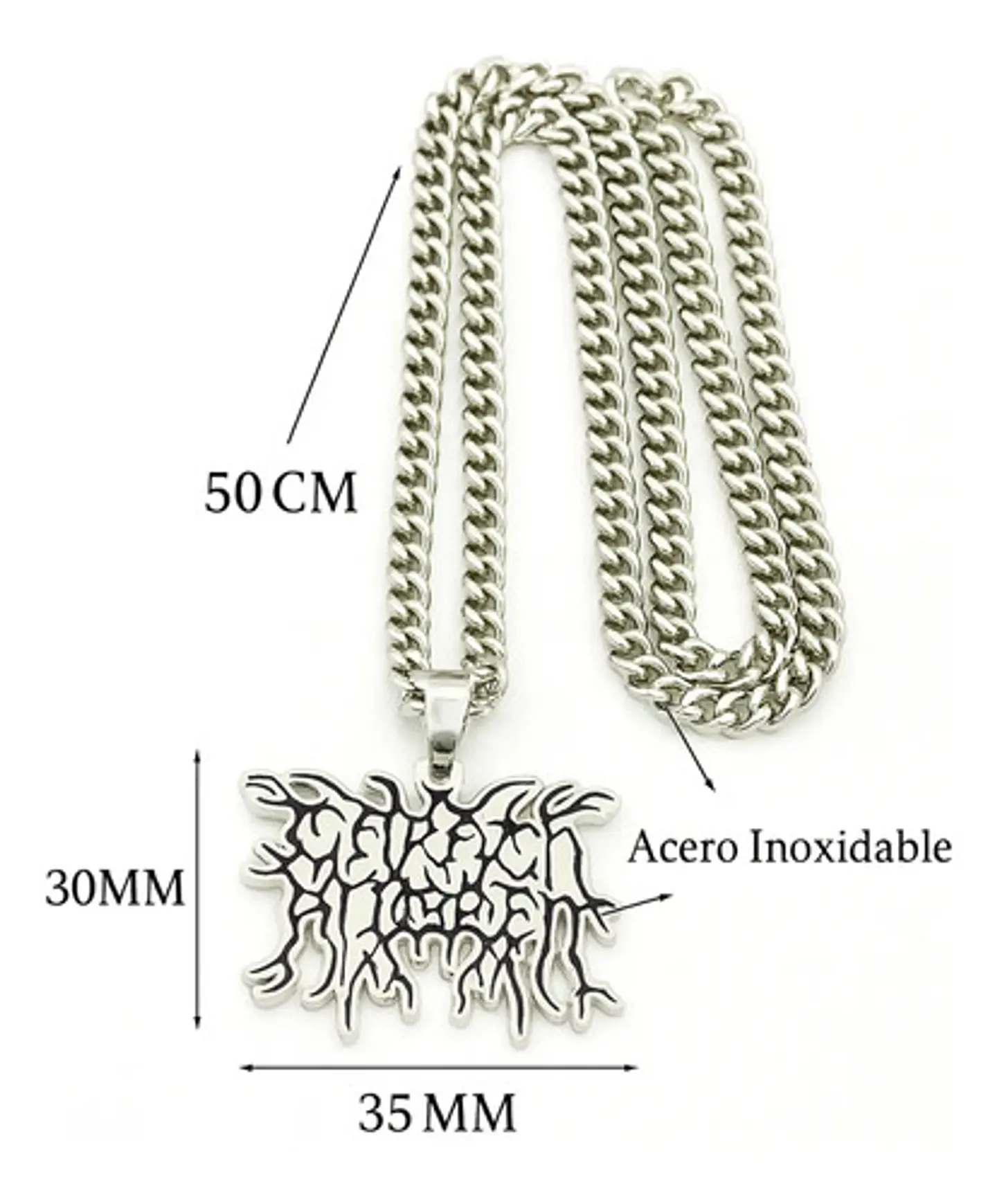 Collar Hombre Y Mujer Con Dije Banda De Metal Carach Angren 4