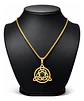 Collar Hombre Y Mujer Con Dije Nudo Triqueta Celta Color Oro - Miniatura 2