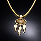 Collar Para Mujeres Dije Atrapasueños Cazador Color Oro - Miniatura 7