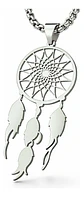 Collar Para Mujeres Dije Atrapasueños Cazador Color Oro - Miniatura 10