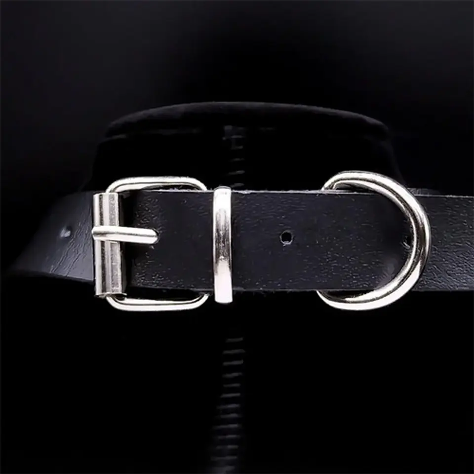 Collar Choker Gotico Para Mujer Gargantilla Cadenas Capas  Plateado 4