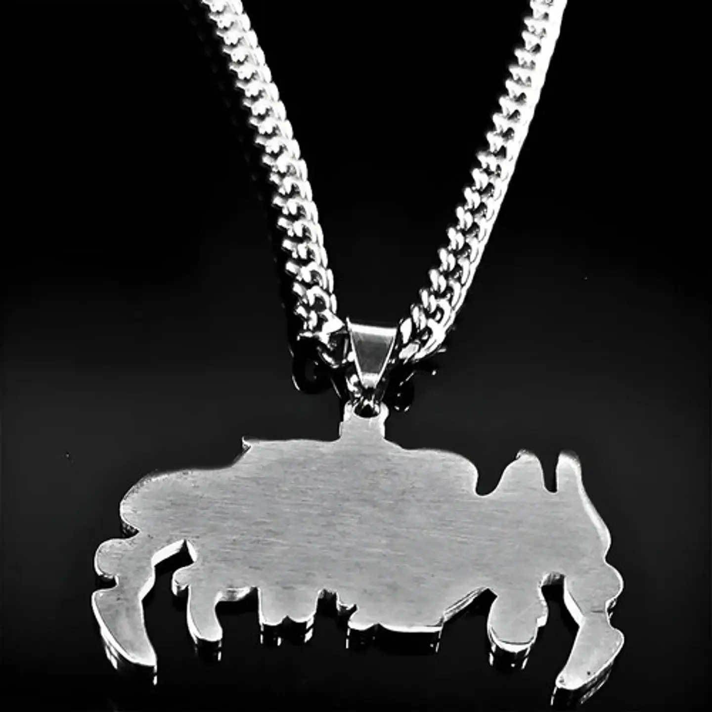 Collar Para Hombre Y Mujer Con Dije Banda De Metal Mystifier 6