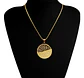 Collar Para Hombre Con Dije Hexagrama Biblia Judía De Acero - Miniatura 3