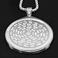 Collar Para Hombre Con Dije Hexagrama Biblia Judía De Acero - Miniatura 14