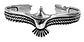 Pulsera Para Hombre Brazalete Aguila Ajustable Color Plata - Miniatura 8