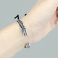 Pulsera Para Hombre Brazalete Aguila Ajustable Color Plata - Miniatura 9
