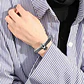Pulsera Para Hombre Brazalete Aguila Ajustable Color Plata - Miniatura 13