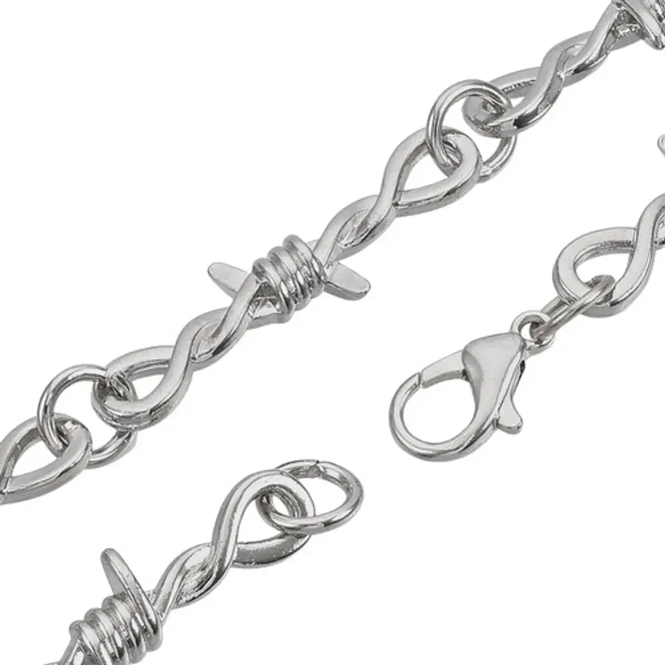 Colla Para Mujer Alambre De Puas Y Dije Estrella Pentagrama 5