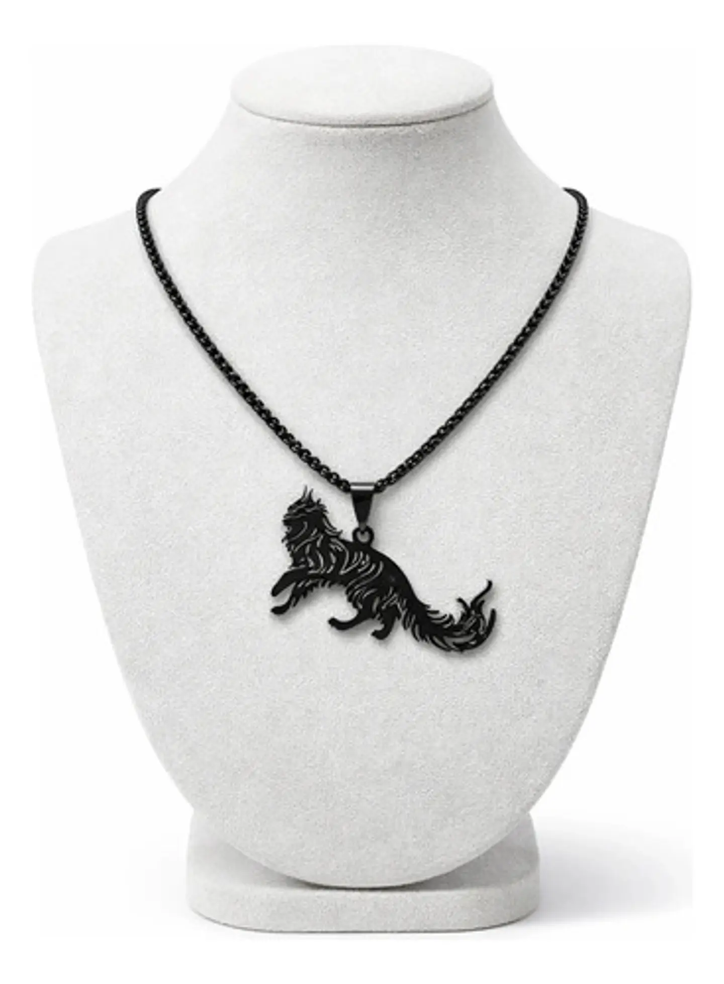 Collar En Acero Dorado Para Hombre Y Mujer Dije Gato Persa 20