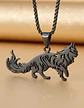 Collar En Acero Dorado Para Hombre Y Mujer Dije Gato Persa - Miniatura 22