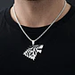 Collar De Acero Para Hombre Mujer Dije Game Of Thrones Lobo - Miniatura 14