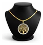 Collar Para Mujer Con Dije Arbol De La Vida Acero Color Oro - Miniatura 2