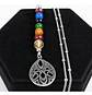 Collar Para Mujer Con Dije Flor De Loto 7 Chakras Yoga Acero - Miniatura 11