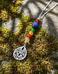 Collar Para Mujer Con Dije Flor De Loto 7 Chakras Yoga Acero - Miniatura 12
