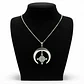 Collar Para Mujeres Dije Luna Invertida Nudo Bruja Dorado - Miniatura 11