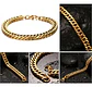 Pulsera Esclava 6mm Para Hombre Y Mujer De Acero Color Oro - Miniatura 3