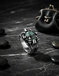 Anillo Ojo De Dragón Craneo Calavera Acero Inoxidable Hombre - Miniatura 6
