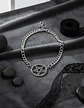Collar Para Hombre Mujer Choker Gargantilla Dije Pentagrama Negro - Miniatura 7
