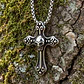 Collar En Acero Para Hombre Y Mujer Dije Cruz Cráneo Gótica - Miniatura 7