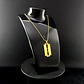 Collar Para Hombre Y Mujer Dije Cuchilla Barbero Color Negro - Miniatura 7