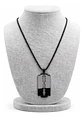 Collar Para Hombre Y Mujer Dije Cuchilla Barbero Color Negro - Miniatura 10