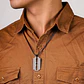 Collar Para Hombre Y Mujer Dije Cuchilla Barbero Color Negro - Miniatura 13