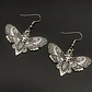 Aretes Pendientes Para Mujer Colgantes Polillas Color Negro  - Miniatura 7