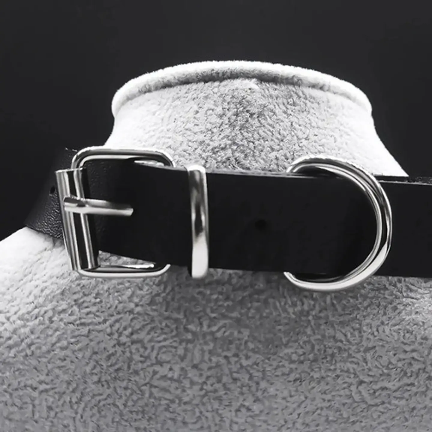 Collar Choker Para Mujer Dije Cruz Invertida Ghost Bc Rock  Plateado 4