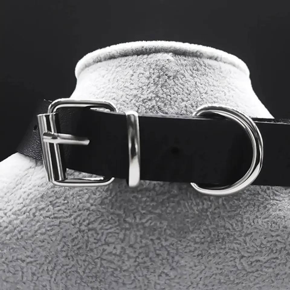 Collar Choker Para Mujer Dije Cruz Invertida Ghost Bc Rock  Plateado 4