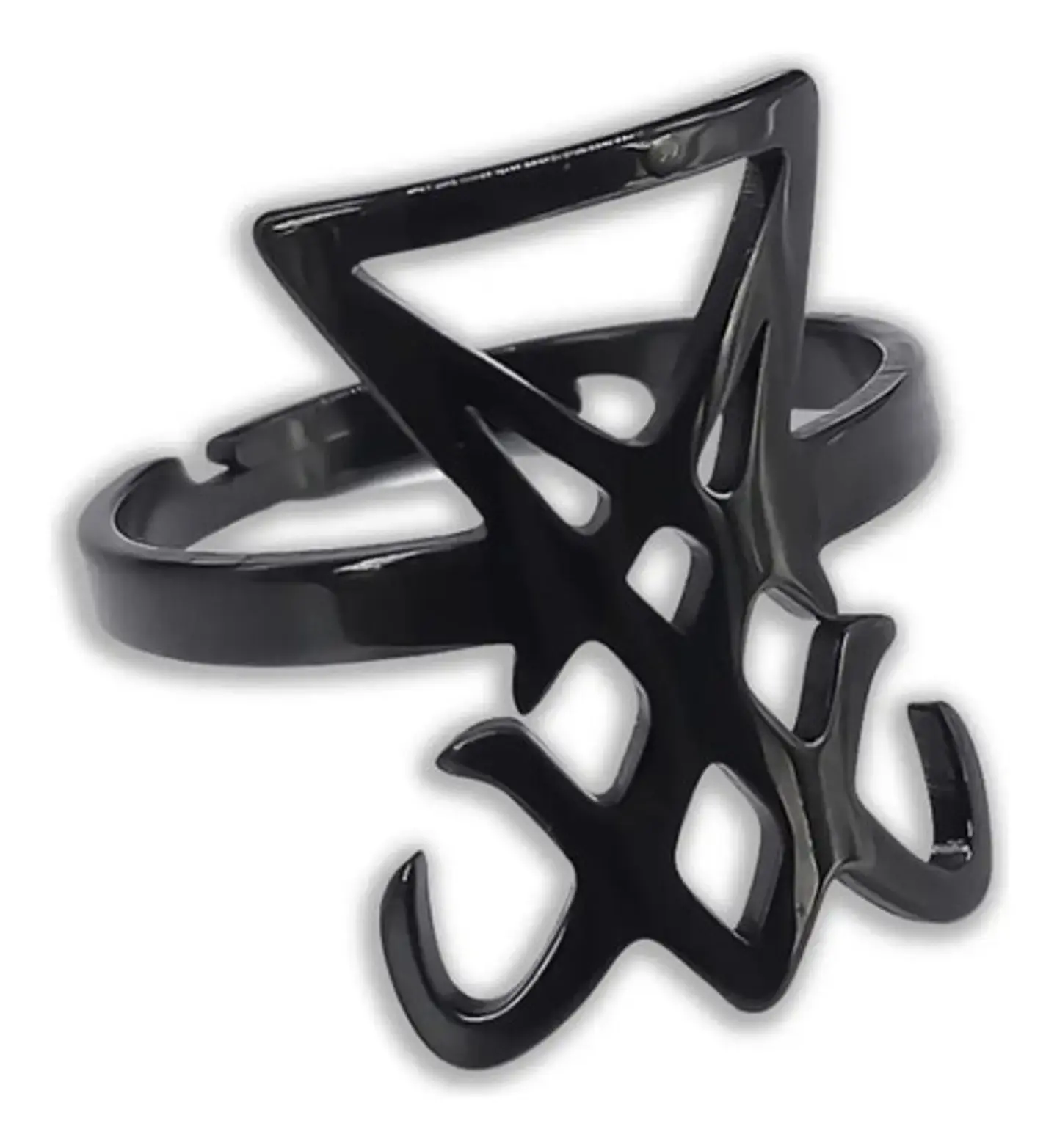Anillo Para Hombre Y Mujer Con Signo Sigil Gotico Amuleto 1