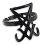 Anillo Para Hombre Y Mujer Con Signo Sigil Gotico Amuleto - Miniatura 1