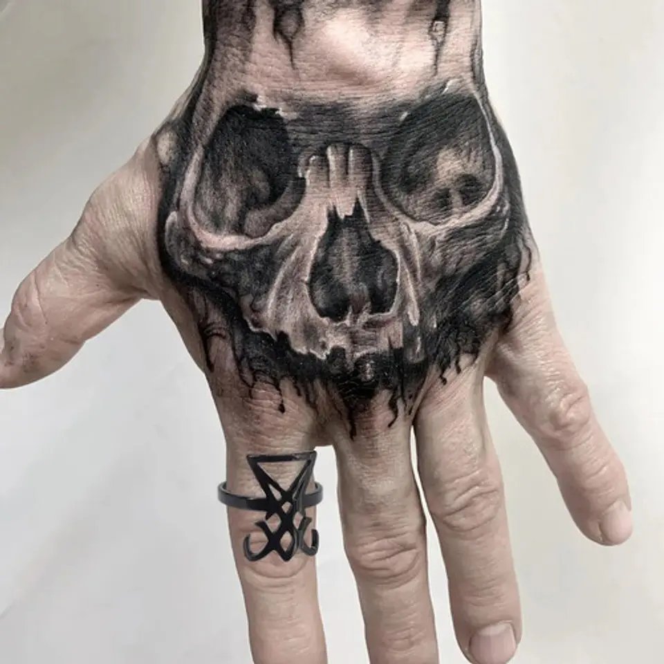 Anillo Para Hombre Y Mujer Con Signo Sigil Gotico Amuleto 2