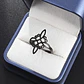 Anillo Amuleto Mujer Celta Nudo De Bruja De Acero Color Oro - Miniatura 21