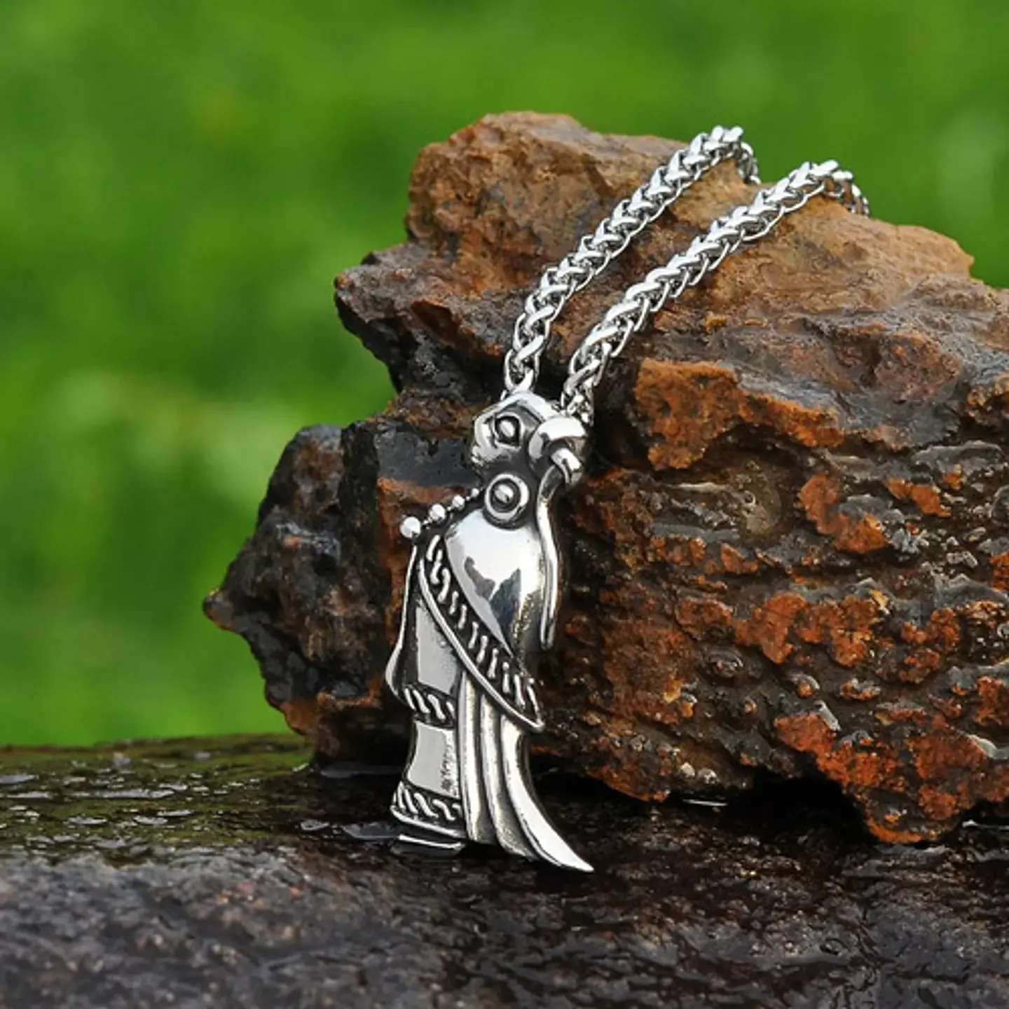 Collar Para Hombre Y Mujer Con Dije Vikingo Diosa Freya  3