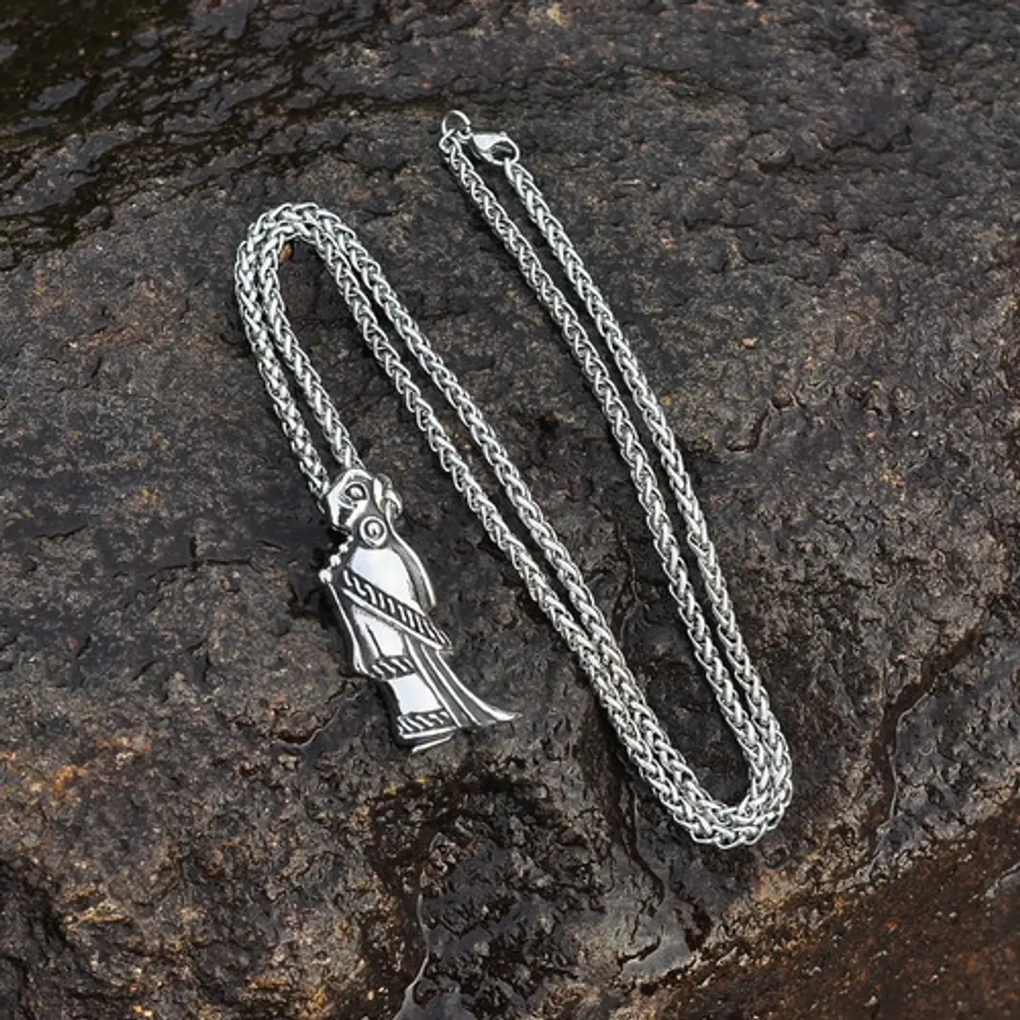 Collar Para Hombre Y Mujer Con Dije Vikingo Diosa Freya  5