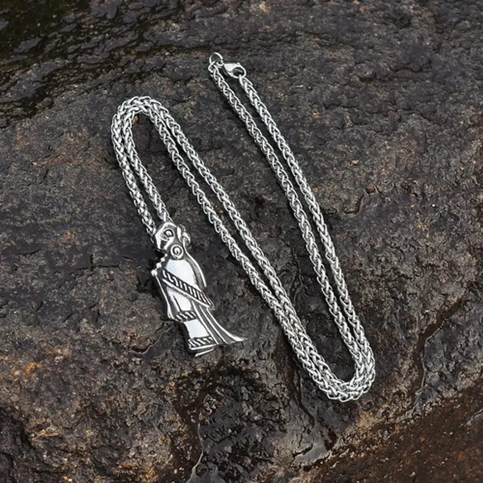 Collar Para Hombre Y Mujer Con Dije Vikingo Diosa Freya  5