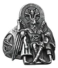 Anillo Para Hombre Y Mujer Con Sigil Cabra Lucifer De Acero  - Miniatura 1