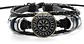 Pulsera Para Hombre Manilla Cuero Brújula Vikinga Vegvisir - Miniatura 7
