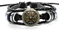 Pulsera Para Hombre Manilla Cuero Brújula Vikinga Vegvisir - Miniatura 12