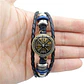 Pulsera Para Hombre Manilla Cuero Brújula Vikinga Vegvisir - Miniatura 14