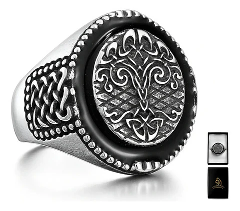 Anillo Para Hombre Mujer Yggdrasil Árbol De La Vida Vikingo