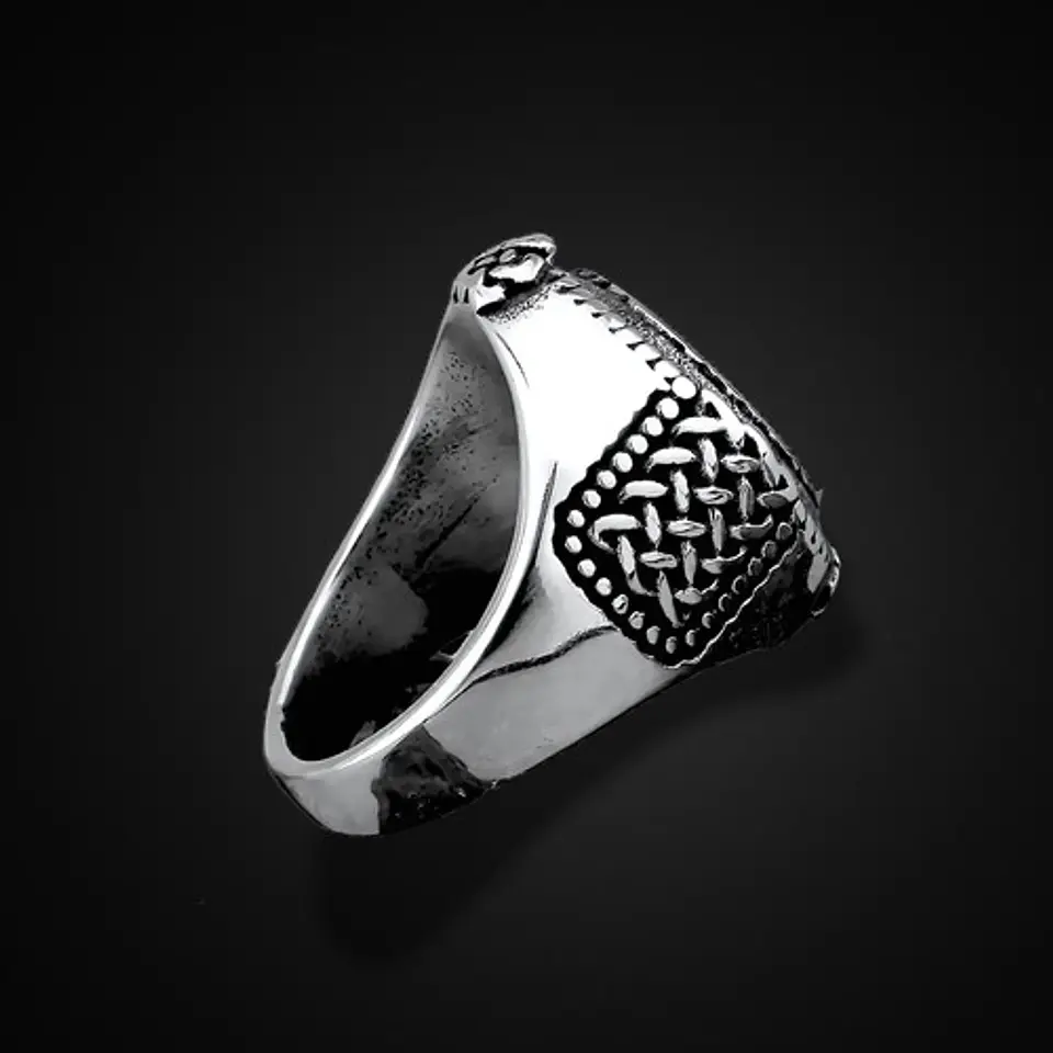 Anillo Para Hombre Mujer Yggdrasil Árbol De La Vida Vikingo 8