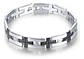 Pulsera Para Hombre De Acero Inoxidable Con Eslabón Cruces - Miniatura 1