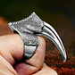 Anillo Para Hombre Y Mujer En De Forma Garra De Águila Acero - Miniatura 5